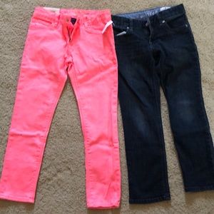 Girls Gap super skinny jeans.